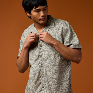 Afuera Button Up Shirt - Print - Men's