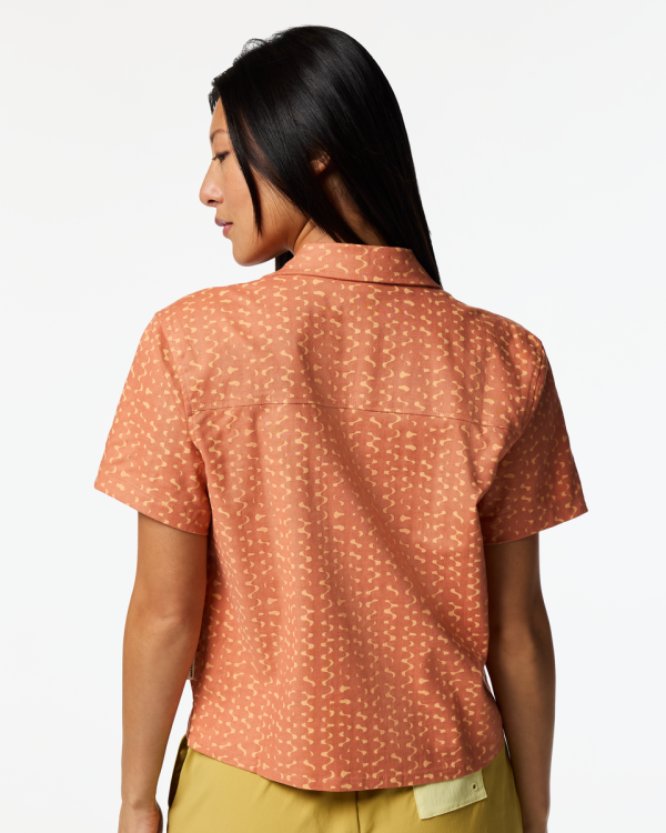 Afuera Button Up Shirt - Print - Women's